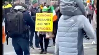 Bevándorlásellenes tüntetés Dublinban