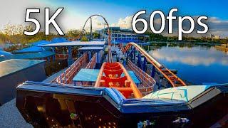 Ice Breaker front seat on-ride 5K POV @ 60fps SeaWorld Orlando