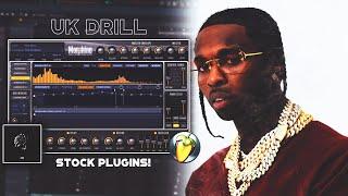 Making a HARD UkNy Drill Beat using only STOCK FL Studio Plugins  FL Studio Stock Plugin Challenge