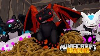 BABY ALPHA  DRAGONS ARE BORN....BUT THERES A PROBLEM - Minecraft Dragons