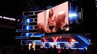 Live arena reaction to Roman Reigns attacker reveal on Smackdown Live 820