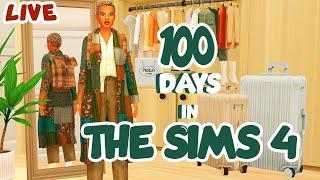 Making a new sim for 100 Days in The Sims 4 Challenge ️ Livestream