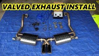 Valved Exhaust Install and Test on the Cayman
