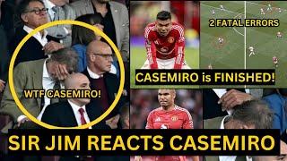 Sir Jim Ratcliffe FURIOUS Reaction to Casemiro Two Mistakes led to Lius Diaz Goals vs Man United