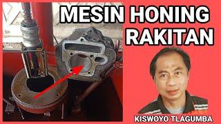 CARA MEMBUAT HONING RAKITAN DARI MESIN BOR DUDUK @kiswoyo88 ZONA TUTORIAL ZONA TEKNIK