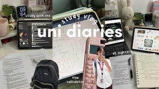 Study Vlog  waking up at 5am studying new calcu productive uni vlog