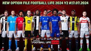 NEW OPTION FILE FOOTBALL LIFE 2024 V2 #17.07.2024