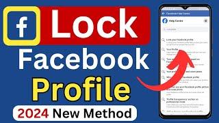 how to lock Facebook profile 2024  how to unlock Facebook profile 2024