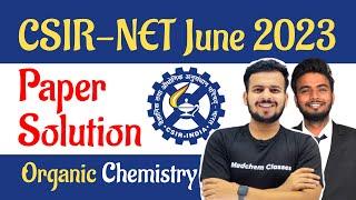 CSIR NET Organic Chemistry Question Paper Solution  CSIR NET Chemical Science Solved Question Paper