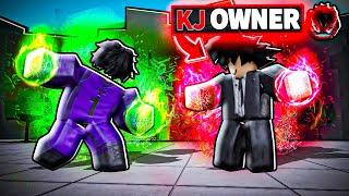 1v1ing KJ OWNER in Roblox The Strongest Battlegrounds