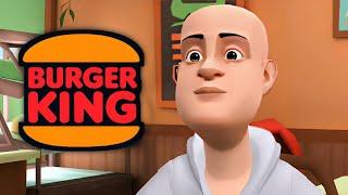 classic caillou gets Fat at Burger King grounded