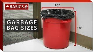 How Do I Perfectly Size a Garbage Bag?  AMRE Basics