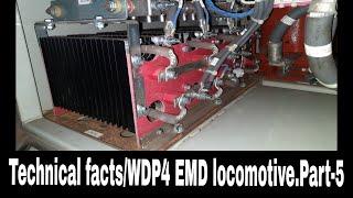 Technical facts about  WDP4 EMD locomotive  Part 5
