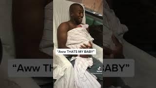 Wait for it……first time father holding his son newborn videotiktok blinded by the lights #shorts