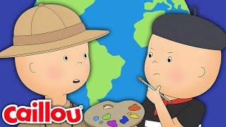 Um die Welt reisen  Die Neuen Abenteuer von Caillou  Staffel 3 Folge 22