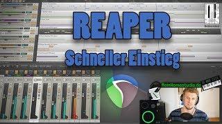 Reaper DAW Basics - Ein schneller Einstieg  Reaper Tutorial 15 deutsch