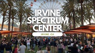 Irvine Spectrum Center - Evening Walk - Irvine Ca - 4K Walk