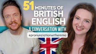 British English Conversation  51 minutes of real English Listening Practice