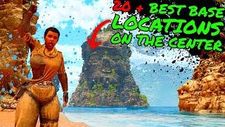 The Center TOP 25+ PVE Base LOCATIONS on Ark Survival Ascended