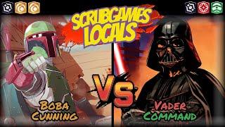 Star Wars Unlimited Best of 3 Webcam Locals Round 2 - Boba Cunning Vs Vader Command SWU