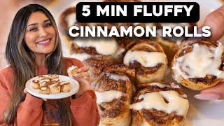 Make Cinnamon Rolls with 4 Ingredients  Airfryer I Low Carb