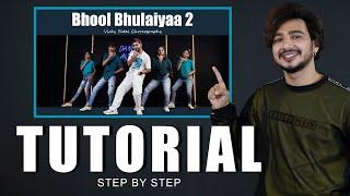Bhool Bhulaiyaa 2 Dance Tutorial  Step By Step   Vicky Patel Choreography