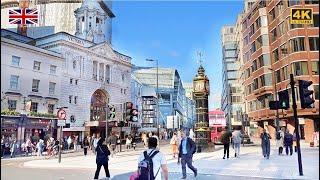 LONDON City Walk - Victoria Street and Westminster Abbey  UK Travel 4K video