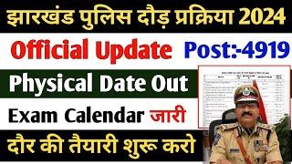 Jharkhand Police Official Update  Jharkhand Police Running Date  Jharkhand Police Physical Date