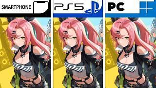 Zenless Zone Zero  PS5 - PC - Smartphone  Graphics Comparison  Analista De Bits