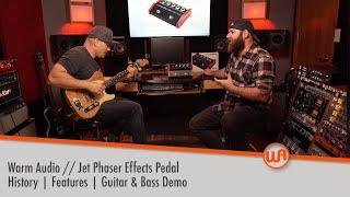 Warm Audio  Jet Phaser Effects Pedal - Fuzz & Phase Demo On Electric Guitar And Bass