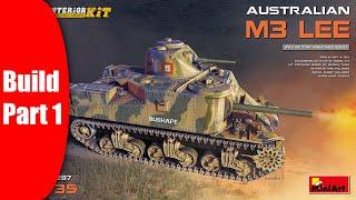 Miniart 135 Australian M3 Lee full interior - build part 1