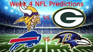 My NFL Week 4 Predictions