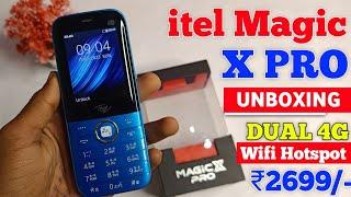 itel Magic X Pro Best 4G Feature Phone with Hotspot & Wi Fi features  4g feature phone full review