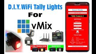 WiFi Tally Lights for vMix software