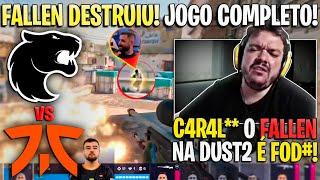 FURIA AMASSANDO MUITO FURIA vs FNATIC JOGO COMPLETO - YaLLa Compass 2024