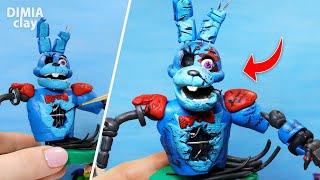 Destroyed Animatronic  Glamrock Bonnie with Clay ► Five Nights at Freddys Security Breach