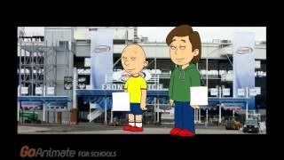 Caillou Misbehaves at a NASCAR Race