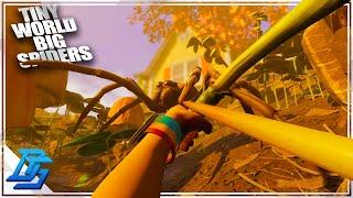 SURVIVING IN A SMALL WORLD WITH GIANT SPIDERS SURVIVAL - Grounded Multiplayer Gameplay - Part 2