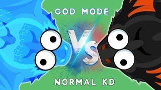 GOD MODE QUEEN CELESTE VS NORMAL KD in MOPE.IO  QUEEN CELESTE SERVER TAKEOVER 230M XP in MOPE.IO