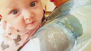 Try not to laugh Funny Baby Vomit  #002 - Funny Baby Throw Up - Funny Pets Moments