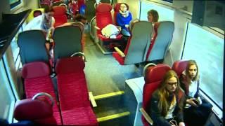 Video Train driver rushes to warn passengers moments before crash in Poland