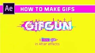 After Effects Tutorial Creating Gifs in a Click