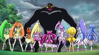 GLITTER FORCE VS FORCE OF EVILE