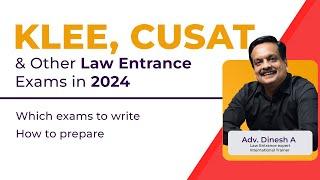 Law Entrance Exams in 2024  Everything you need to Know  KLEE CUSAT MG Law Entrance exam