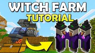 Best 1.21 Witch Farm in Minecraft Bedrock MCPEXboxPS4PS5Nintendo SwitchPC