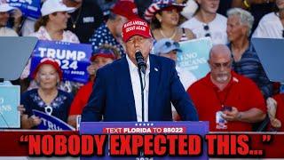 The Miami Crowd ERUPTED When Trump Announced This At Rally...