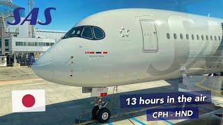 13 HOURS to TOKYO  SAS A350 Economy class  Flight Review  CPH - HND