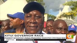 Former Kitui governor Julius Malombe launches election bid