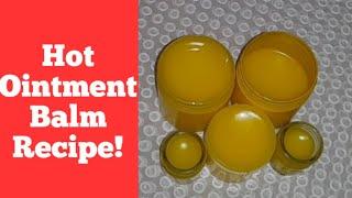 How to Make HOT OINTMENT BALMAboniki Balm for body pain Relief Arthritis Muscle strain Dandruff