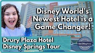 Drury Plaza Hotel Orlando Disney Springs Resort and Room Tour  Official Walt Disney World Hotel